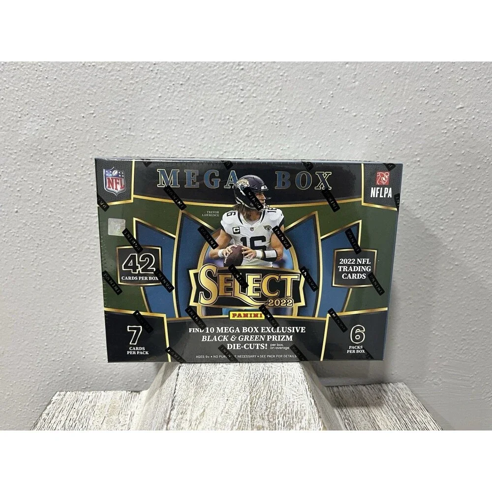 NFL 2022 Football Panini Select Mega Box Black & Green Die-Cuts New and Sealed